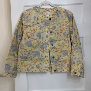 Liz Claiborne Women’s Floral Denim Jacket - L